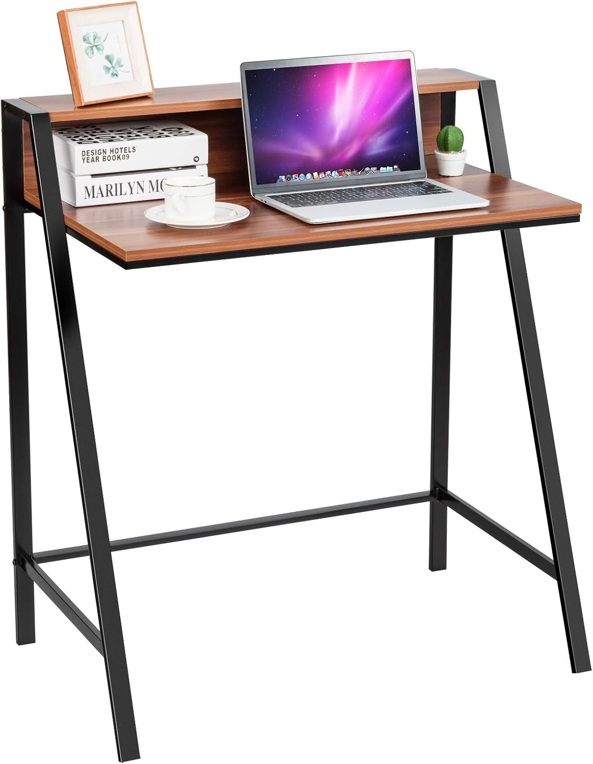 Tangkula 2 Tier Computer Desk 