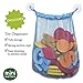 Non Toxic 44 Piece Set of Foam Bath Letters and Numbers with Shapes Included - Educational Toys and Bath Toys with Bath Toy Organizer Included for Tidy Storage