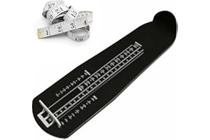 pozzolanas Foot Measurement Device Shoe Size Measuring Devices for Adults and Kids with Soft Tape Measure US Standard