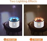 Mcbazel Volcano Humidifier Jellyfish Mist Flame Diffuser 360ml Bedroom Remote view 3