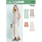 NEW LOOK Patterns Misses' Dress, Tunic, Top and