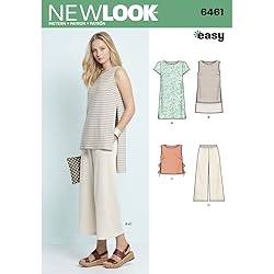NEW LOOK Patterns Misses' Dress, Tunic, Top and