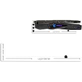 upHere White Graphics Card GPU Brace Support /Holster Bracket, Anodized Aerospace Aluminum, Single or Dual Slot Cards-(GL04)