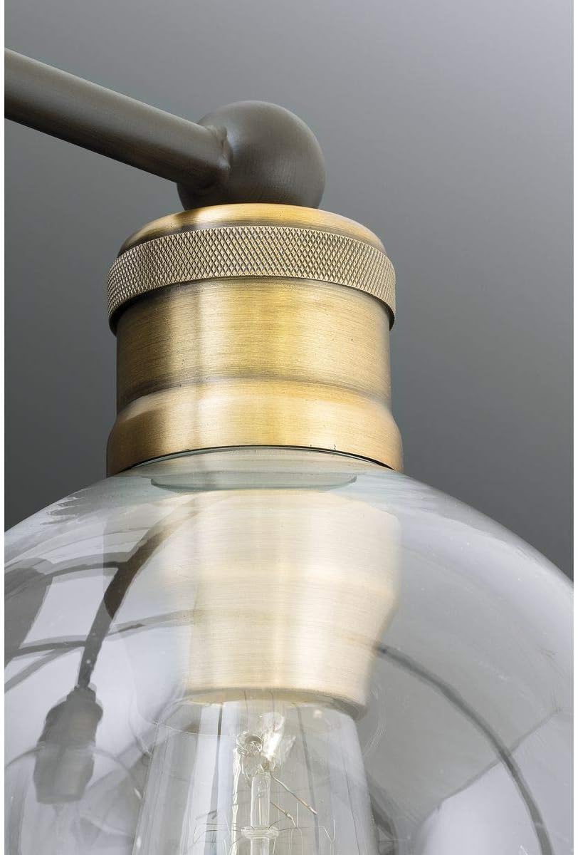 Hansford Collection Antique Bronze Two-Light Vintage Wall Light - - 