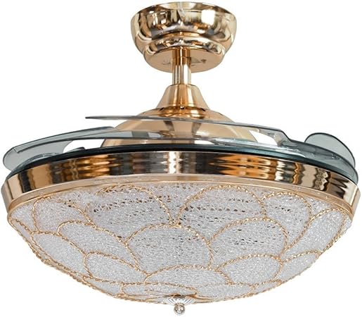 Huston Fan Modern Retractable Ceiling Fan Light For Dining