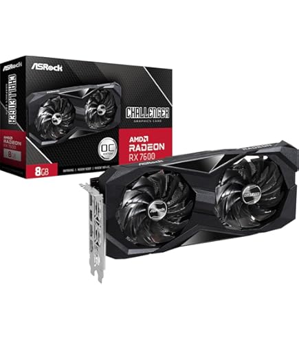 【美品】Radeon RX5500XT ChallengerD 8G OC ASRock > AMD Radeon™ RX 5500 XT Challenger D 8G OC