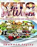 Keto For Women: 600 Incredible and Healthy Keto Diet Recipes-: 30-Day Hand Picked Diet Meal Plan: 5 by Shannon Fegley