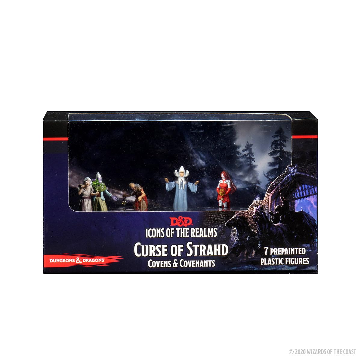 WizKids Dungeons and Dragons Icons of the Realms - Curse of Strahd, Covens and Covenants Premium Box Set, DnD Miniatures