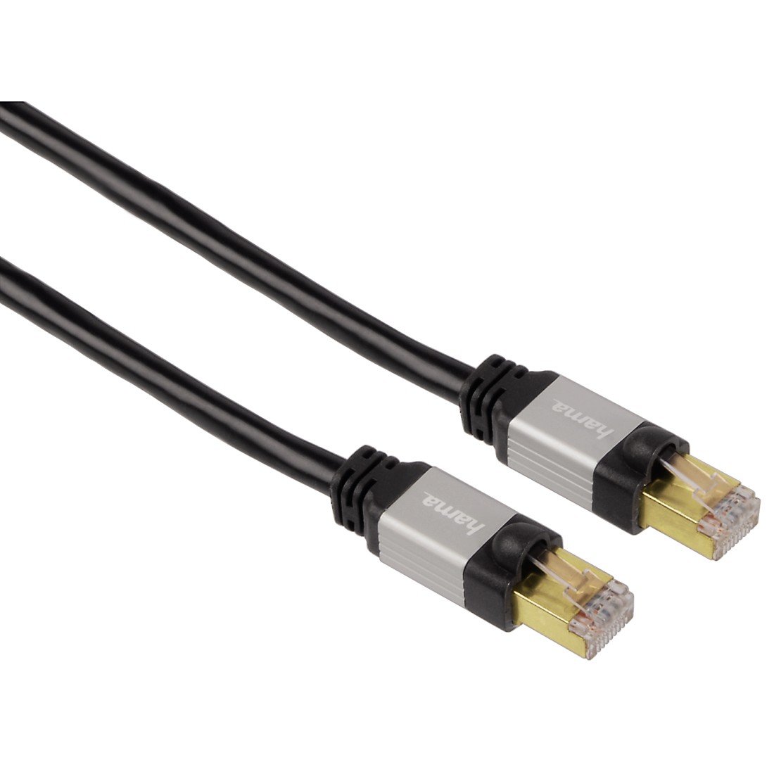 Hama Patch Cable, 1.5 m 1.5 m Black Network Cable - Network Cables (1.5 m, 1.5 m, Male/Male, Black, Cat6)