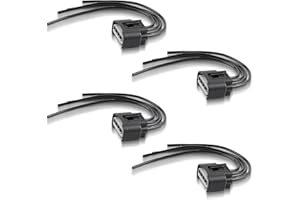 MOTOALL Ignition Coil Connector Plug Wire Harness Pigtail Wiring Loom 4-Way Female for 90980-11885 645-940 for Toyota for Lex