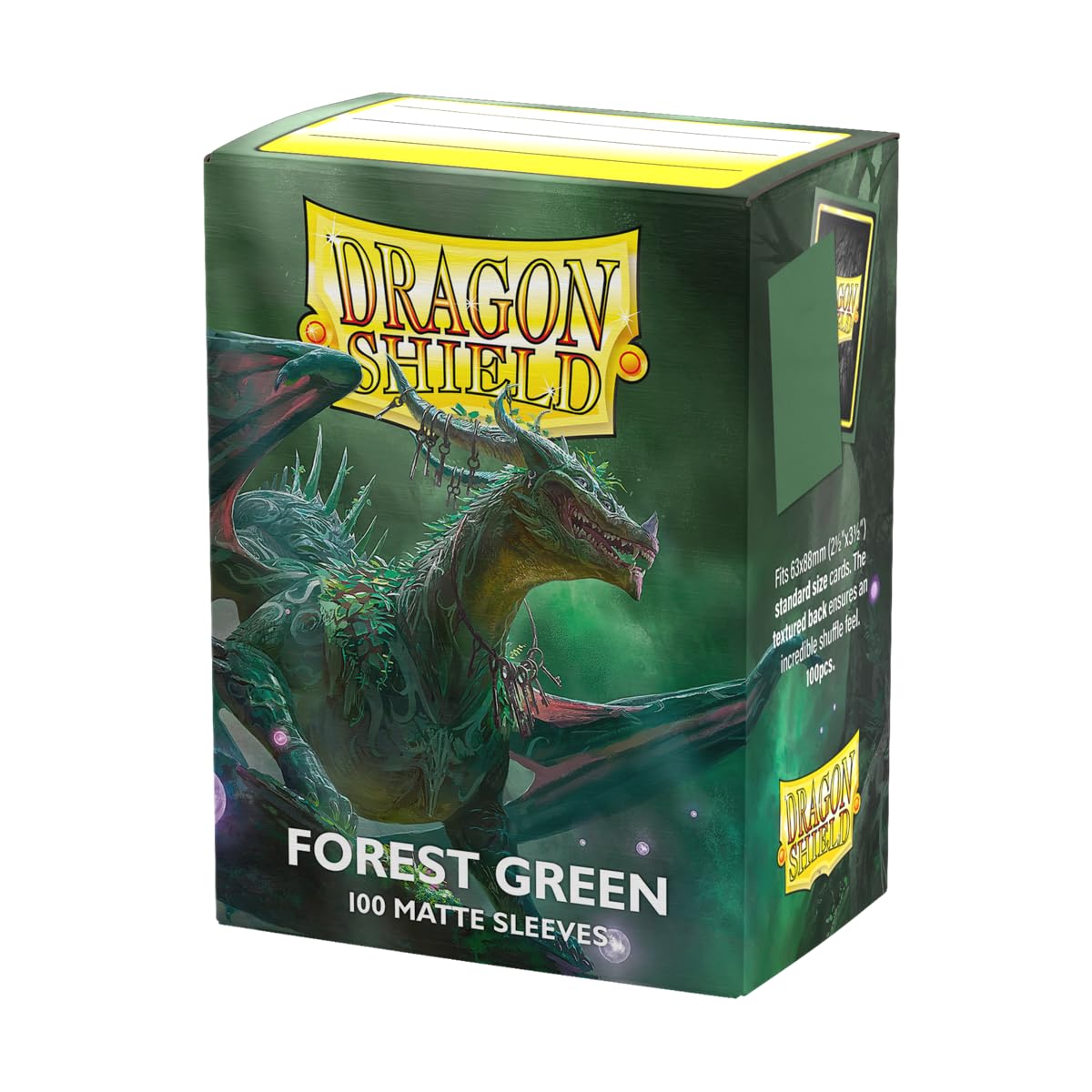 Dragon Shield | Standard Size Card Matte Sleeves | 100 CT - Smooth & Tough Premium TCG Sleeves | Compatible with Pokemon, Flesh & Blood, One Piece & Magic The Gathering | Forest Green โ image 1