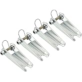PATIKIL 4-Piece Safety Latch Kit For Clevis Hooks - 2 Sizes, Silver Metal, For Trailers & Towing - View #7