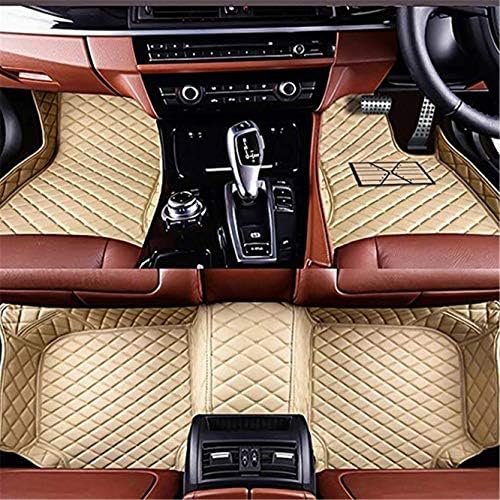 cvnbdfgjhdfjh Floor mats for Infiniti Q50 Q60 2013-2018, synthetic leather, waterproof, with 3D design