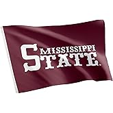 Desert Cactus Mississippi State University MSU Flag - 3 x 5 Feet Bulldogs Banner, Indoor/Outdoor Durable Fabric, 100% Polyester Design (Style Y)