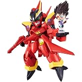 TAMASHII NATIONS - Macross 7 - VF-19 Custom Fire Valkyrie with Basara Nekki, Bandai Spirits Tiny Session Figure