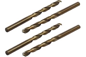 uxcell 6mm Drilling Dia Straight Round Shank HSS Cobalt Metric Twist Drill Bit 4pcs