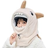 Ski Helmet Cover,Cute Shark Hood Ski Mask,for Women Men Riding Skiing Climbing