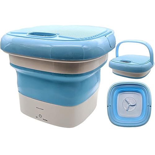 Mini Portable Washing Machine Folding Washing Machine Bucket Washer for  Clothes Laundry- Collapsible Washing Machine Underwear Washing Machine