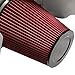 For Chevy Avalanche/Tahoe Silver Coated Aluminum Air Intake Pipe+Red Filter System