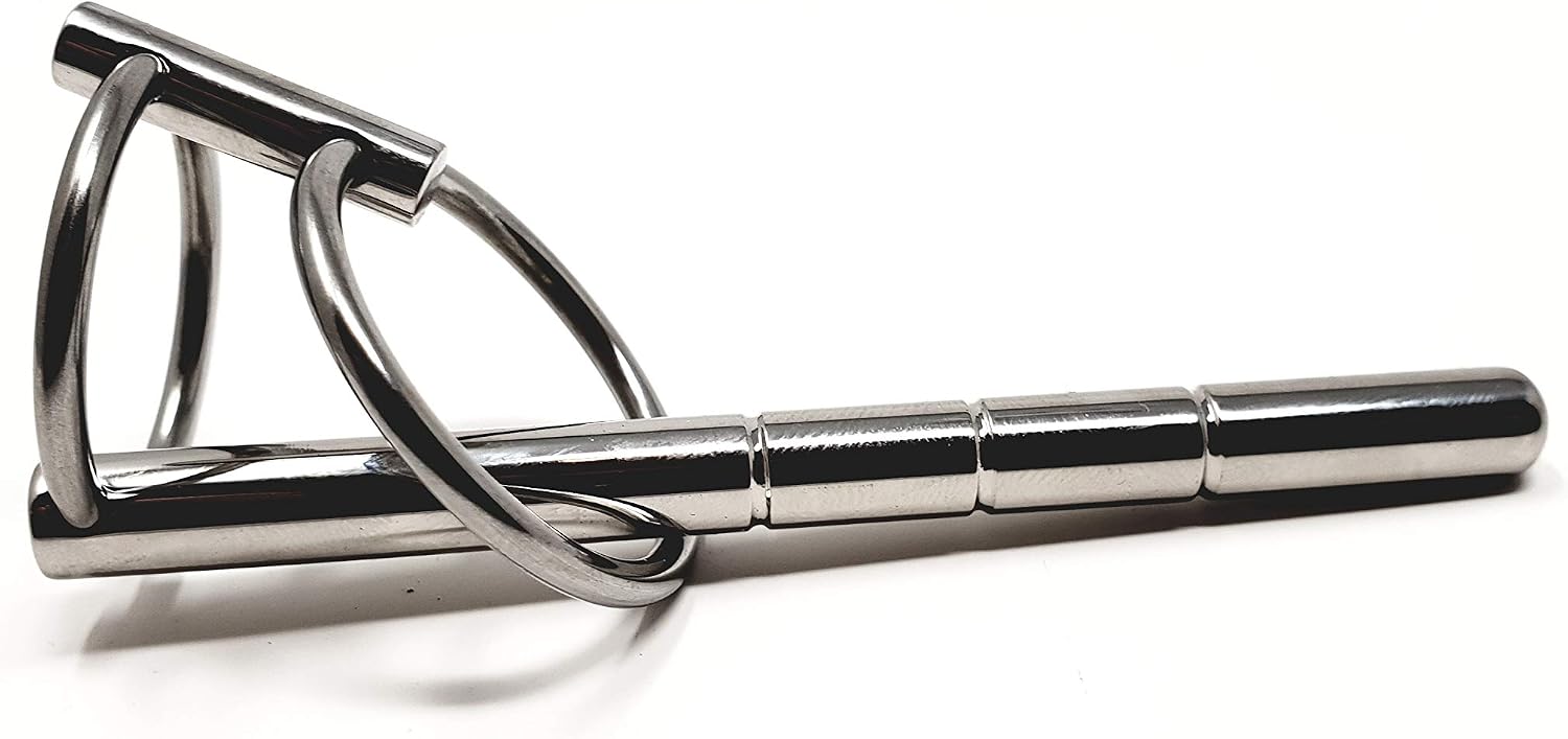 The Bondage Locker Prince's Wand Urethral and Penis Plug Urethral Sounds Dilator, Grey, 8 mm - Image 5