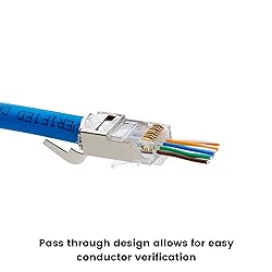 trueCABLE Cat6/6A RJ45 Pass Through Modular