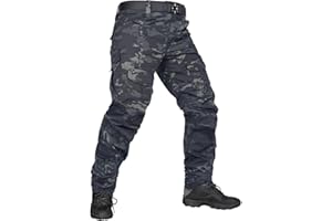 KOCTHOMY Cargo Pants for Men Waterproof Tactical Hiking Camo Work Pants with Multi-Pockets