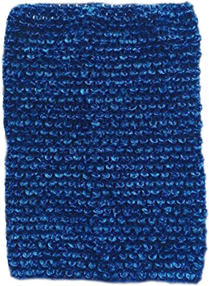 KADIWOW Toddlers Crochet for 5-10 Years, Baby Toddlers Girl Crochet Tutu Tube Tops Dark Blue 6" 9" 12" inch