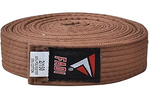 Fadi Sports Martial Arts Belt for Karate, Judo, Aikido and Taekwondo - Durable Cotton-Polyester Blend for Adults and Kids