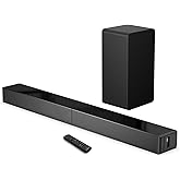 LARKSOUND 2.1 CH Sound Bar with Subwoofer, 31" Soundbar for Smart TV with HDMI, Optical, AUX, Bluetooth, USB - Surround Sound System