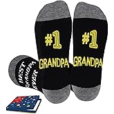 Grandpa Socks for Men, Grandpa Gifts for Birthday Christmas