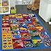 Mybecca Kids Rug ABC-1 Numbers Area Rug7' feet 2