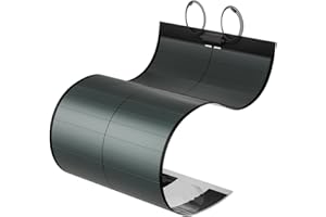 BougeRV Yuma 100W Compact CIGS Thin-Film Flexible Solar Panel, The Most Flexible Solar Panel with Tape for Easy Installation (Compact Version)