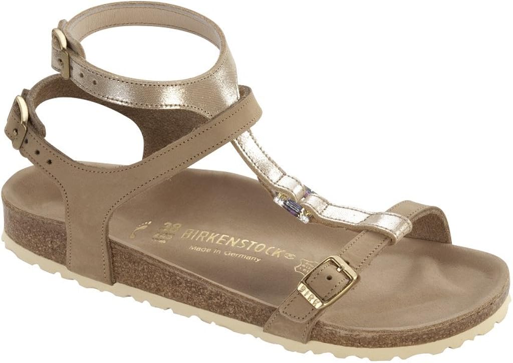 Birkenstock womens in Melange from Leather Back Strap 43.0