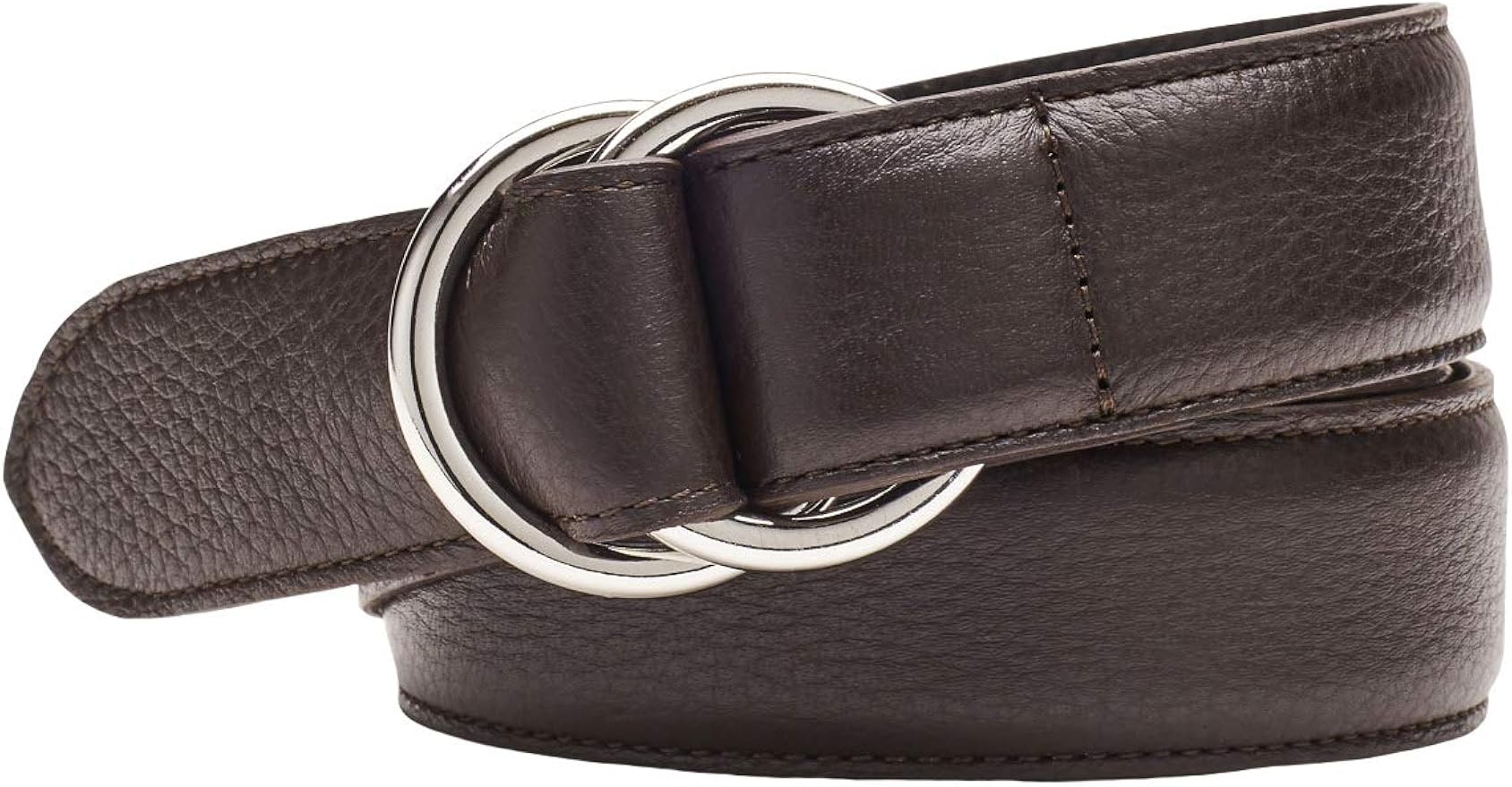 Peter Millar Deerskin O Ring Belt Espresso 34 At Amazon Men S Clothing Store