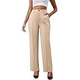 AVAMO Stretchy Work Pants High Waisted Slacks for Women Dress Pants Business Casual Pants Office Trousers with Pockets