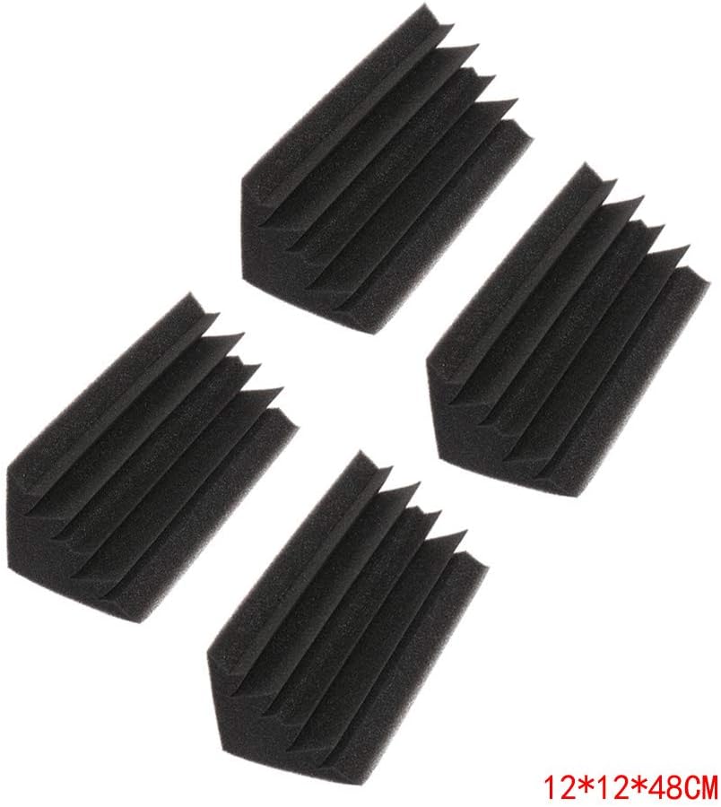 niumanery Corner Bass Trap Acoustic Soundproofing Polyurethane Foam Sound Absorption Studio Treatment 48#