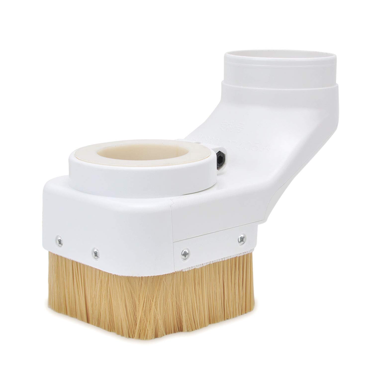 Daedalus NL330 CNC Dust Shoe, Spindle Dust Shoe Cover Cleaner for CNC Router 70 mm Spindle Motor Milling Machine Engraving Tool, White