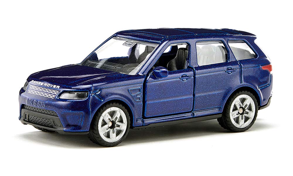 siku 1521, Range Rover, Metal,Plastic, Blue, Trailer hitch, Compatible with many other siku models of the same scale