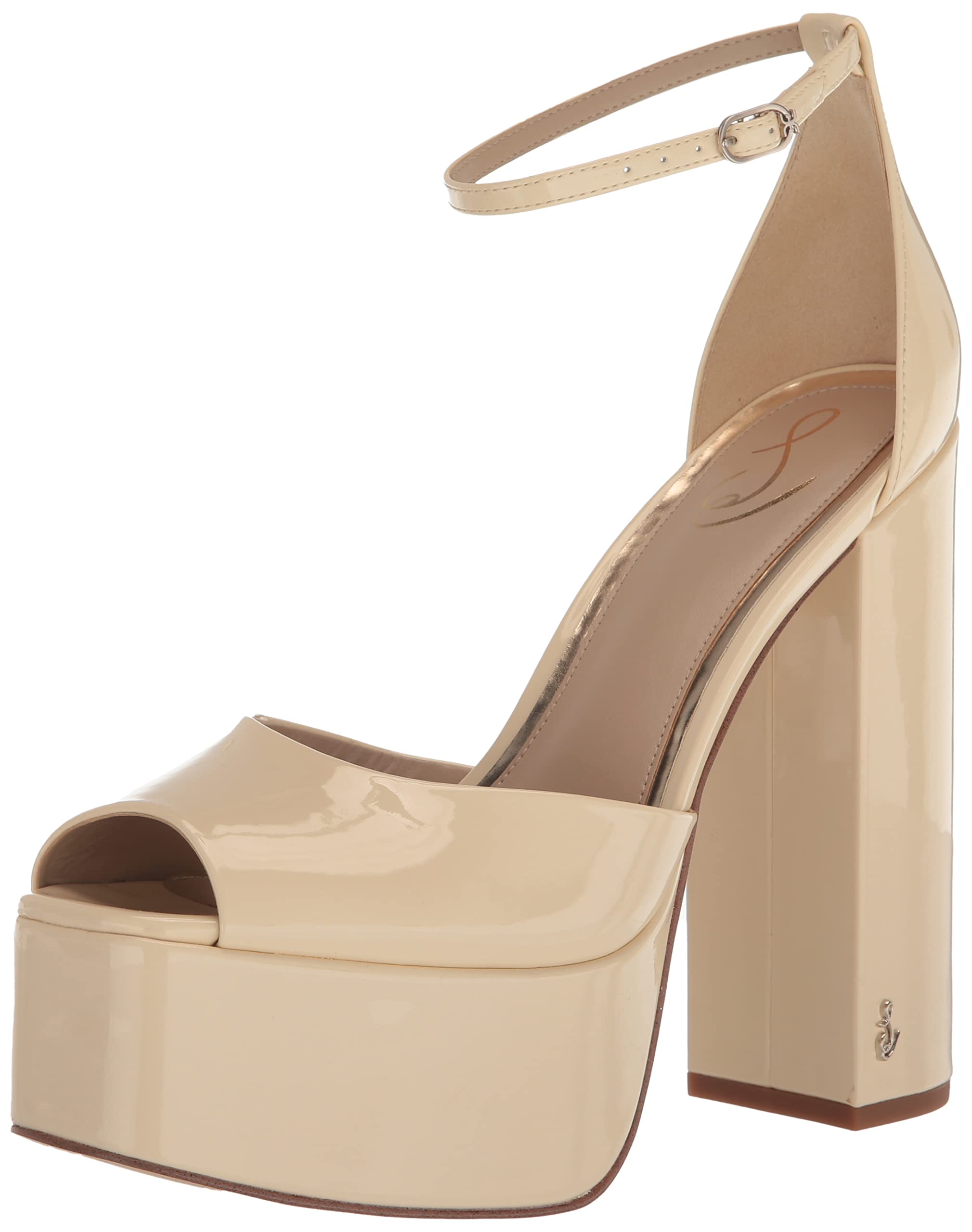 Sam Edelman Women’s Kori Platform Sandal, Modern Ivory, 10.5