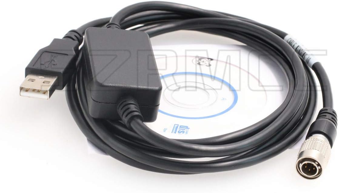SZRMCC Hirose 6 Pin to USB PC Win10 Data Cable for Sokkia Top-con Gowin South NTS Total Station (Win10)