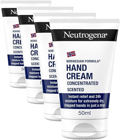 Neutrogena Norwegian Formula Concentrated Scented Hand Cream 4x50ml Glycerin