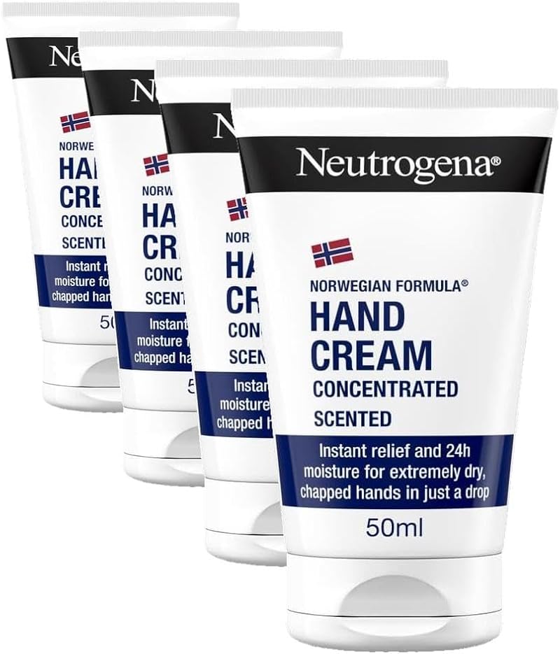 Neutrogena Norwegian Formula Concentrated Scented Hand Cream 4x50ml Glycerin