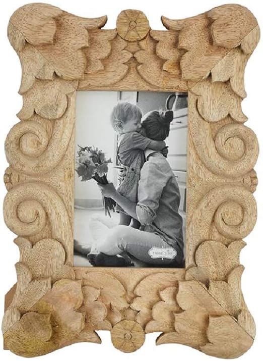 Mud Pie Carved Wood Frame