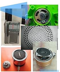 Fielect DIY Speaker 1W 8 Ohm 57mm Diameter Round
