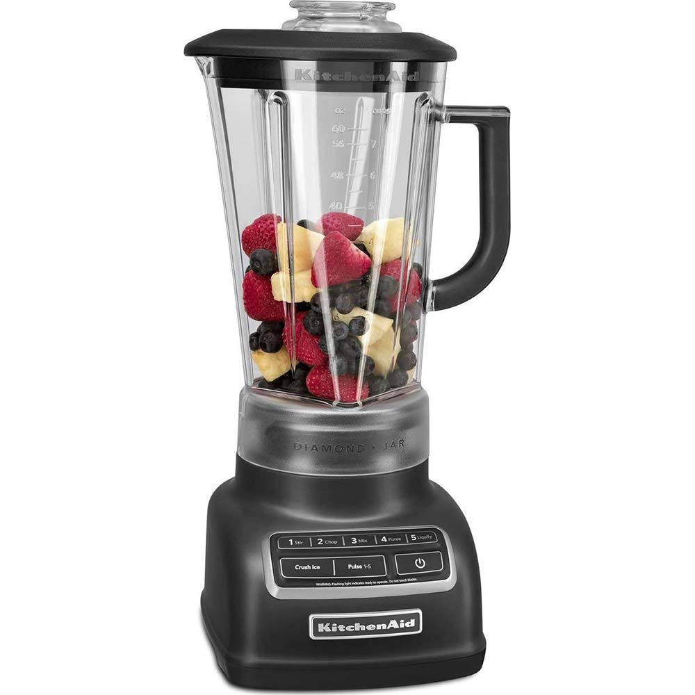 KitchenAid KSB1575BM 5-Speed Diamond Blender Black Matte