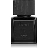 Ajmal Chapter 1 Eau de Parfum, Aquatic Fig, Sandalwood &amp; Cashmere Wood | A refined fragrance blending aquatic sea accord, creamy fig, sandalwood milk and cashmere wood for a smooth, modern scent.