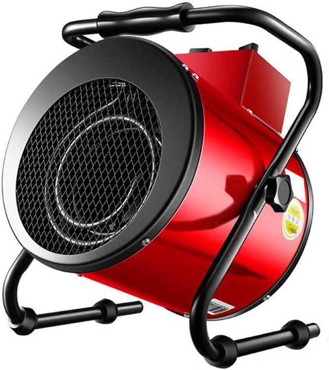 Air Conditioners CJC PTC Ceramic Stainless Steel 3KW 5KW 9KW Two/Three Phase High Power Large Air Volume Industrial (Color : Red/9KW/380V)