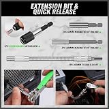 SWANLAKE 232Pcs Ultimate Screwdriver Bit Set CR-V with Ratchet Wrench Case view 7