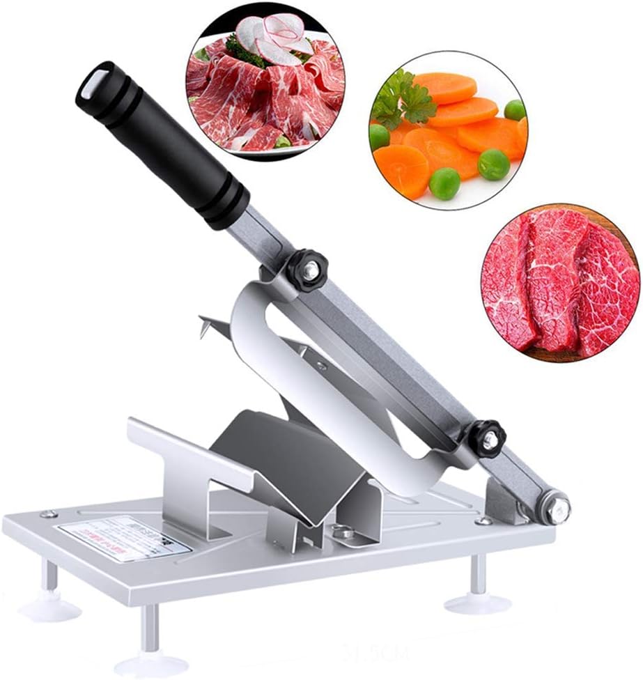 Household Stainless Steel Manual Frozen Meat Slicer, Waterproof