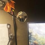 Ampper Convex Security Mirror 3.35" Round Clip On Desk Cubicle Rear View Safety view 9
